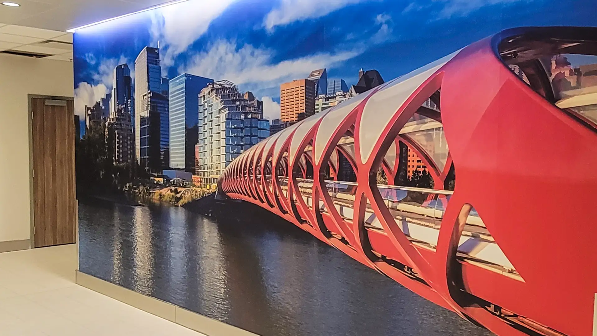 CDN Crew large format graphic installation Alberta