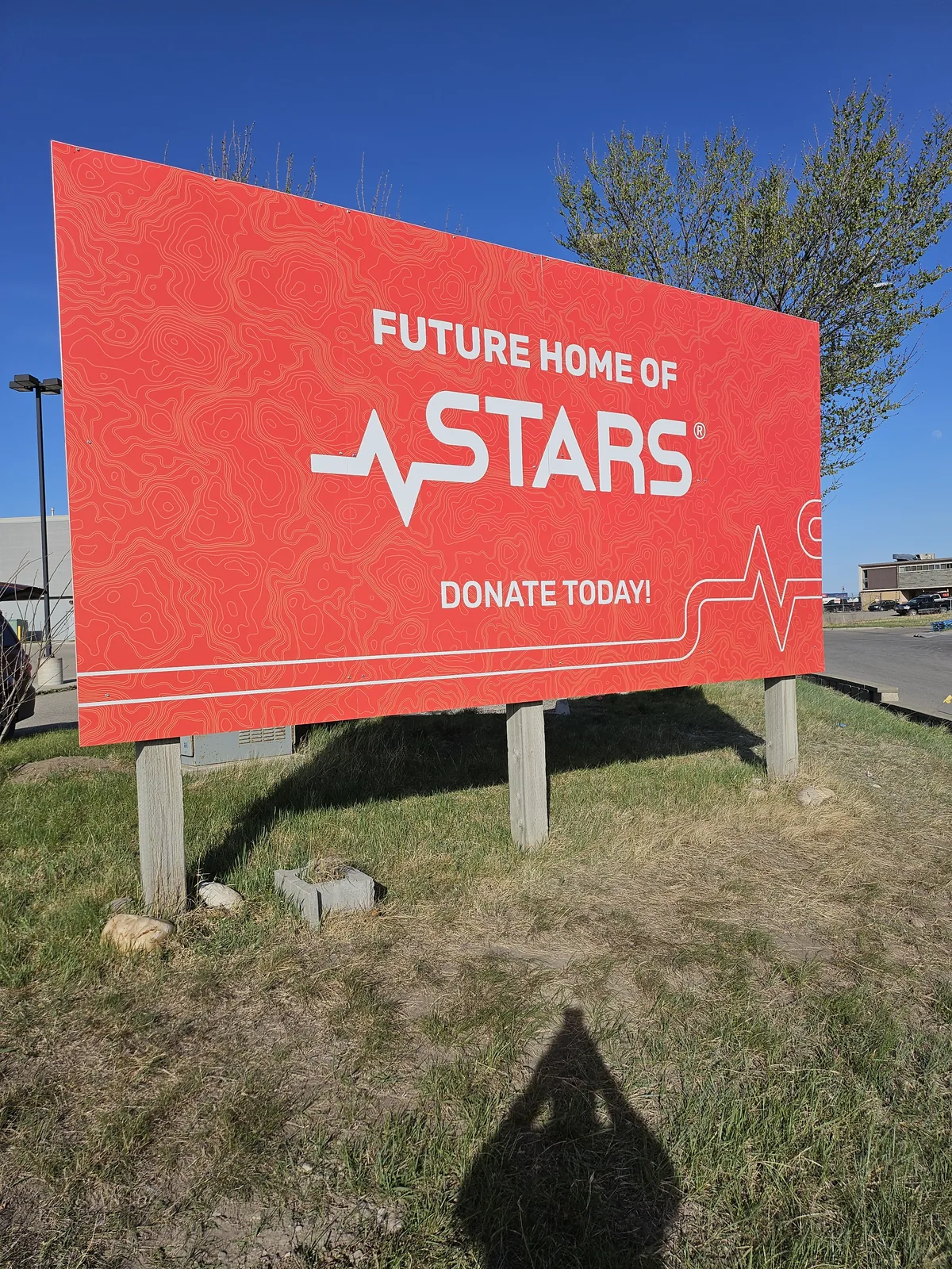 Large format outdoor signage installation Alberta