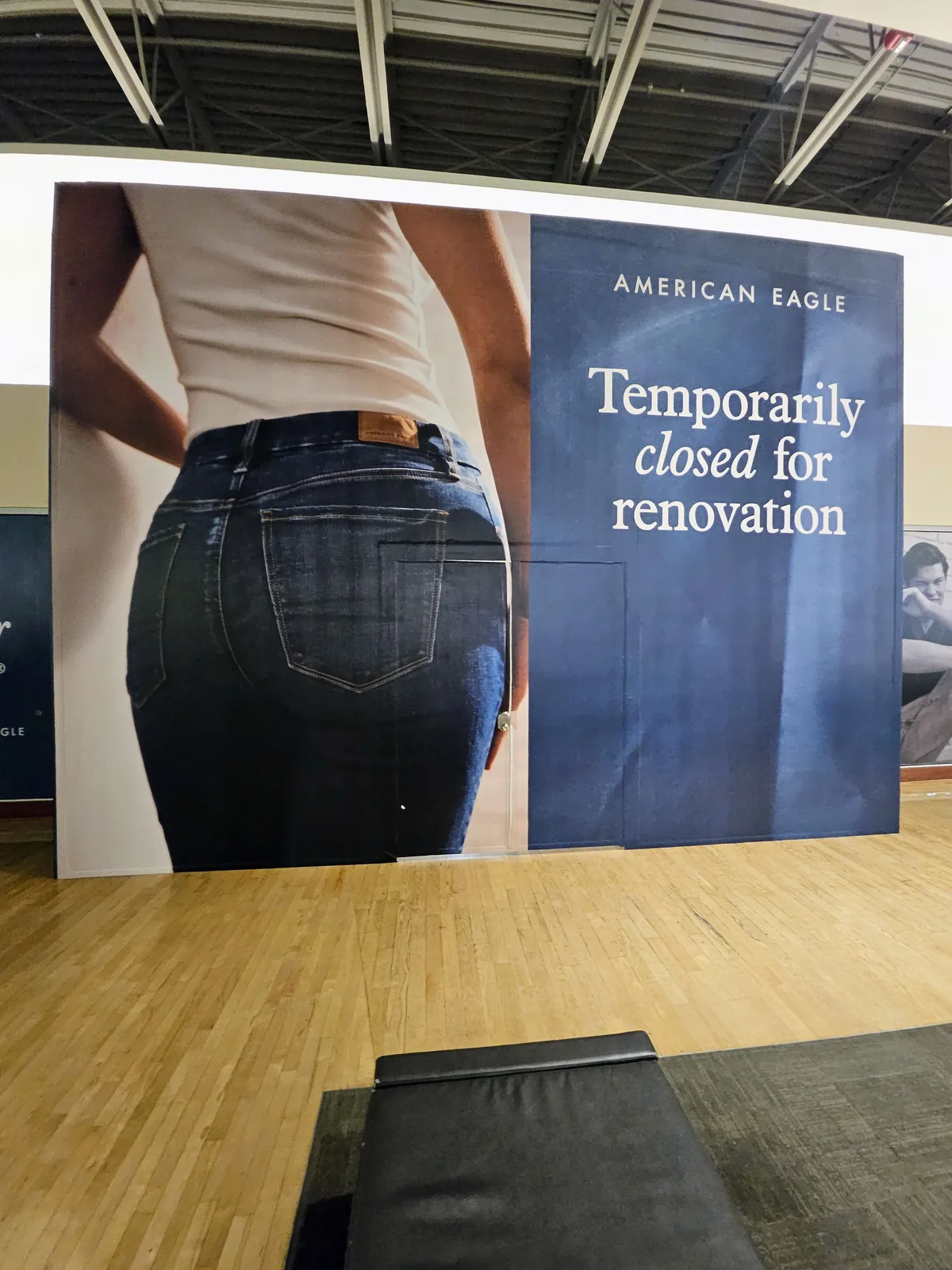 Retail store hoarding installation Calgary